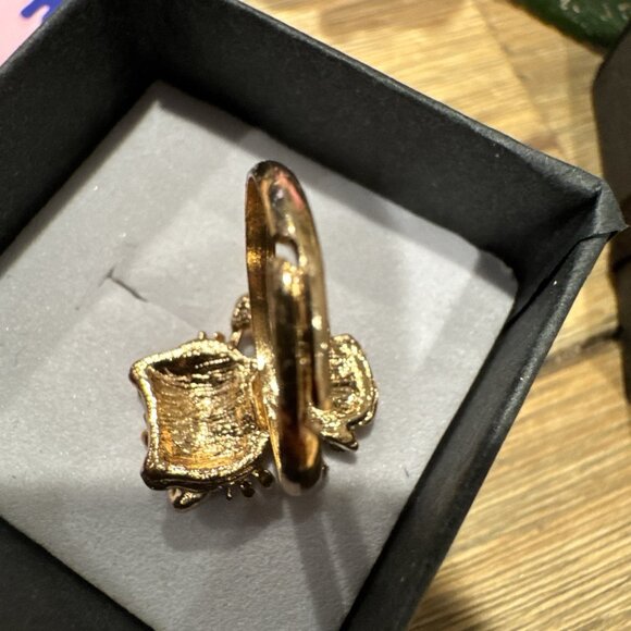 Adorable Hello Kitty Cat Kitten Silvertone Costume Adjustable Ring NEW w Box A1 - Picture 7 of 8